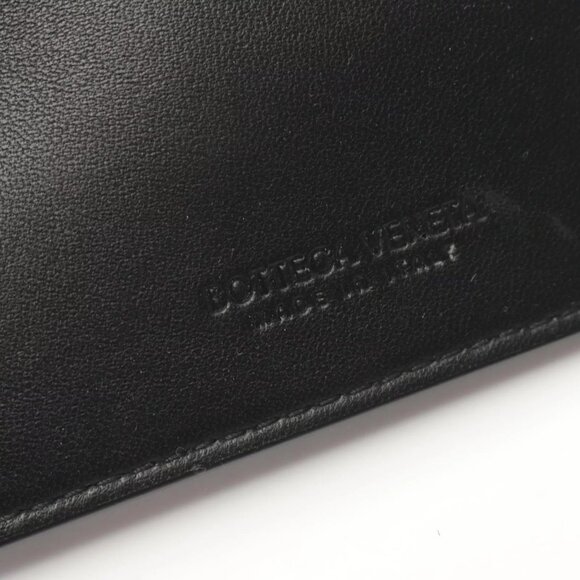 BOTTEGA VENETA Maxi Intrecciato coin purse 681009VCQC48425 leather Black NEW - Picture 5 of 6